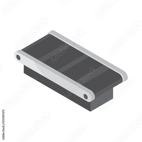 isometric industry conveyor