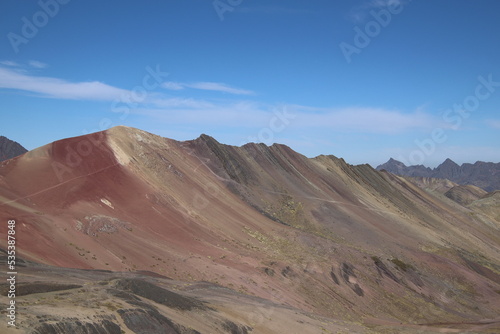 Vinicauca Mountain -  Monta  a Siete Colores  near Cusco  Peru