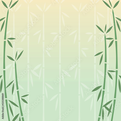 竹林の背景 正方形 © ベルベットR