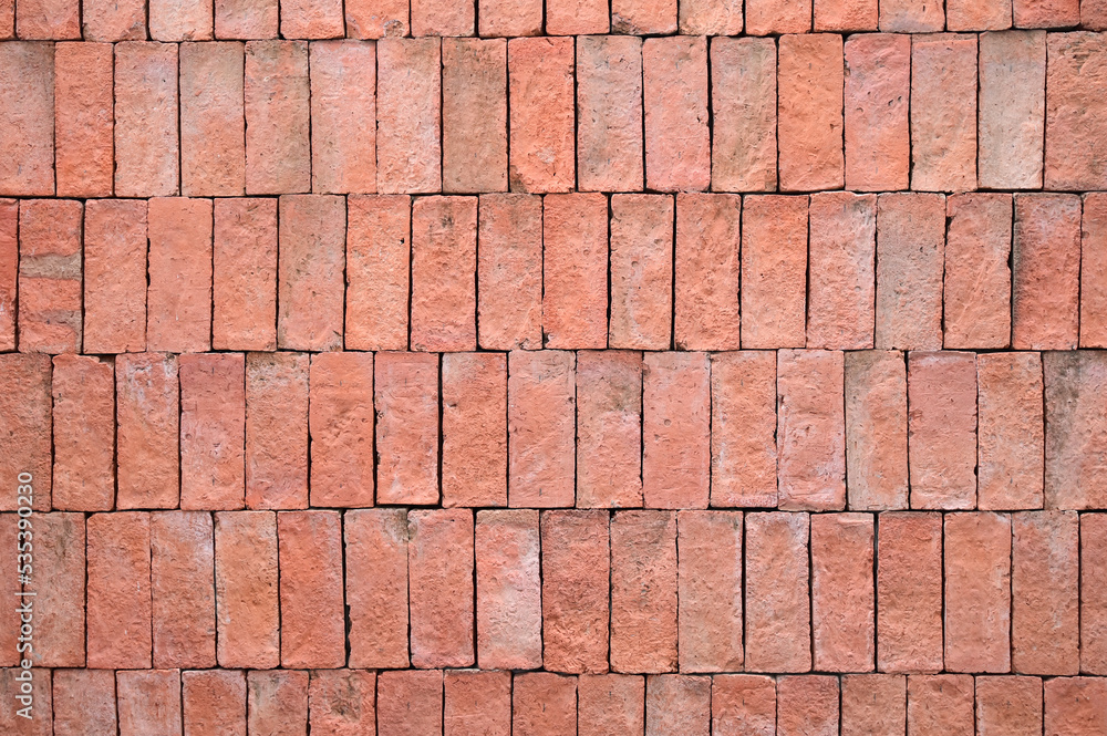 brown brick wall textured, construction industry brown brick wall textured, construction industry