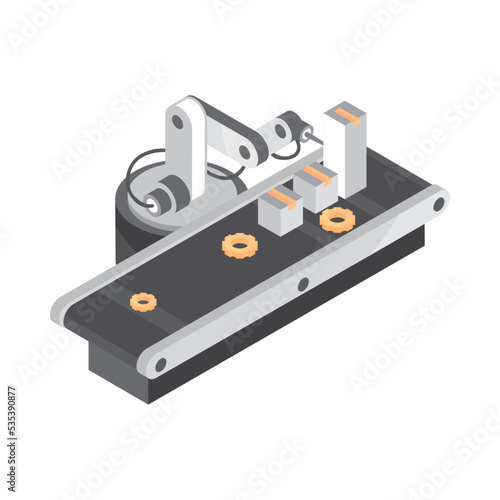 isometric manufacture conveyor