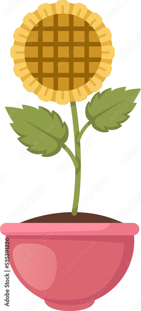 Obraz premium flowers in pot