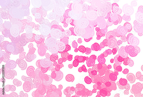 Wallpaper Mural Light Pink, Blue vector pattern with liquid shapes. Torontodigital.ca