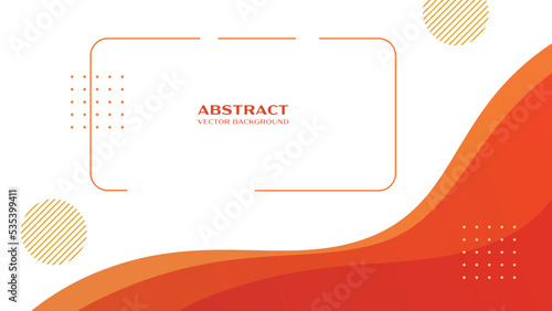 曲線的なメンフィス柄背景