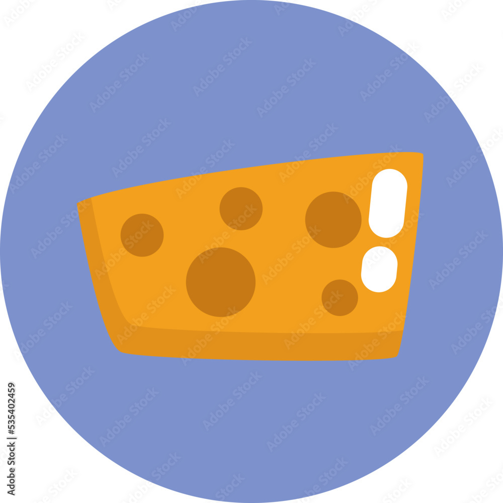 Breakfast cheese, illustration, vector on a white background. Breakfast cheese, illustration, vector on a white background.