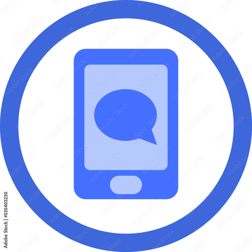 Phone messages technology, illustration, vector on a white background. Phone messages technology, illustration, vector on a white background.