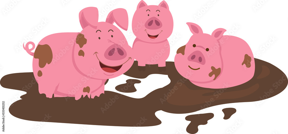 cartoon pig character cartoon pig character