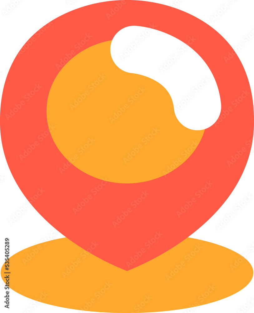 Logistics location, illustration, vector on a white background. Logistics location, illustration, vector on a white background.