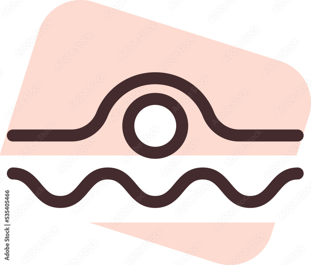 Menstrual acne, illustration, vector on a white background. Menstrual acne, illustration, vector on a white background.