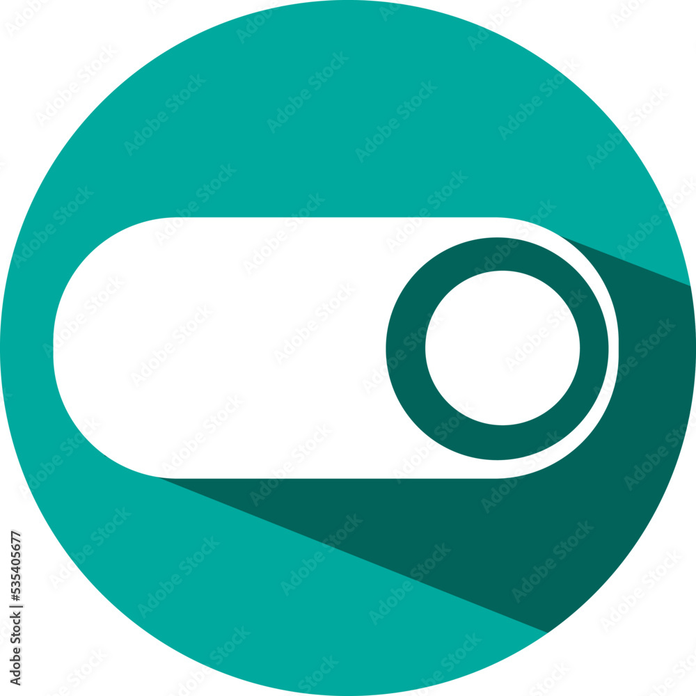 Mobile button on off, illustration, vector on a white background. Mobile button on off, illustration, vector on a white background.