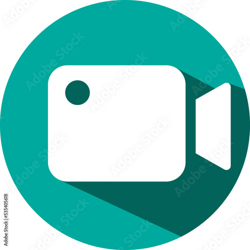 Mobile facetime, illustration, vector on a white background.