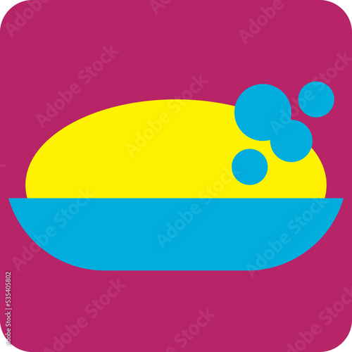 Handwash soap, illustration, vector on a white background.