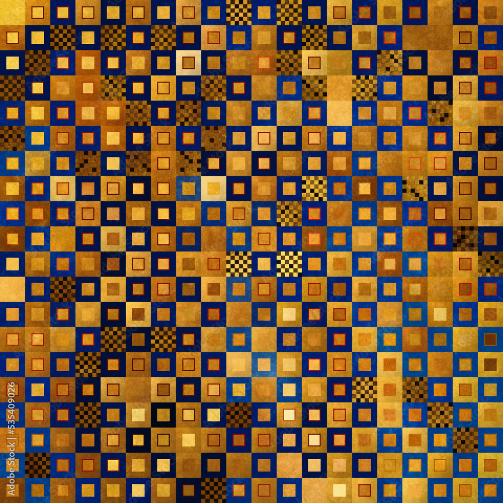 Fototapeta premium Abstract Geometrical Background. Tile art.