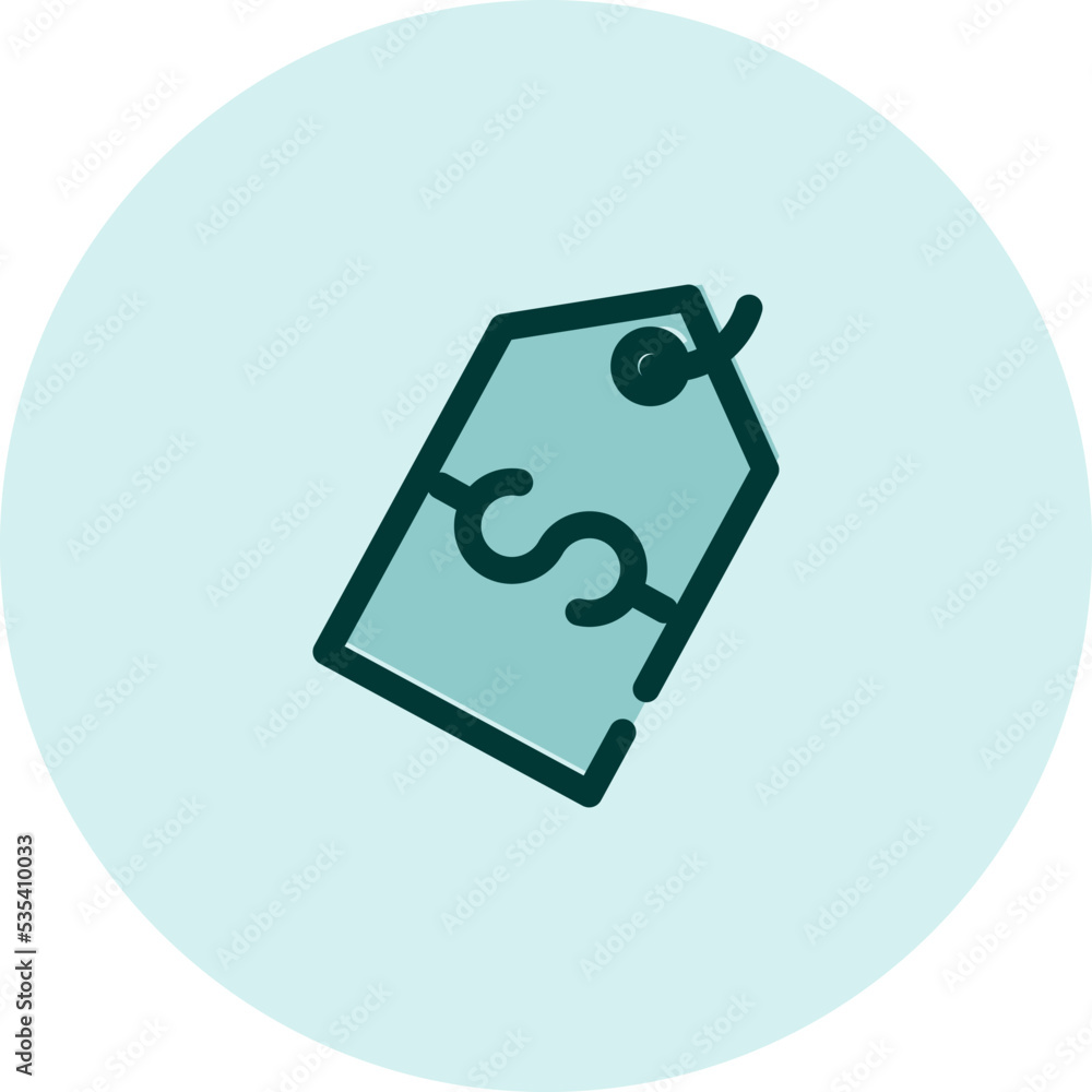 Commercial price, illustration, vector on a white background. Commercial price, illustration, vector on a white background.