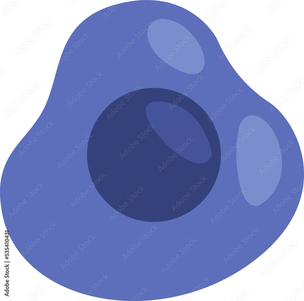 Blue avocado, illustration, vector on a white background. Blue avocado, illustration, vector on a white background.
