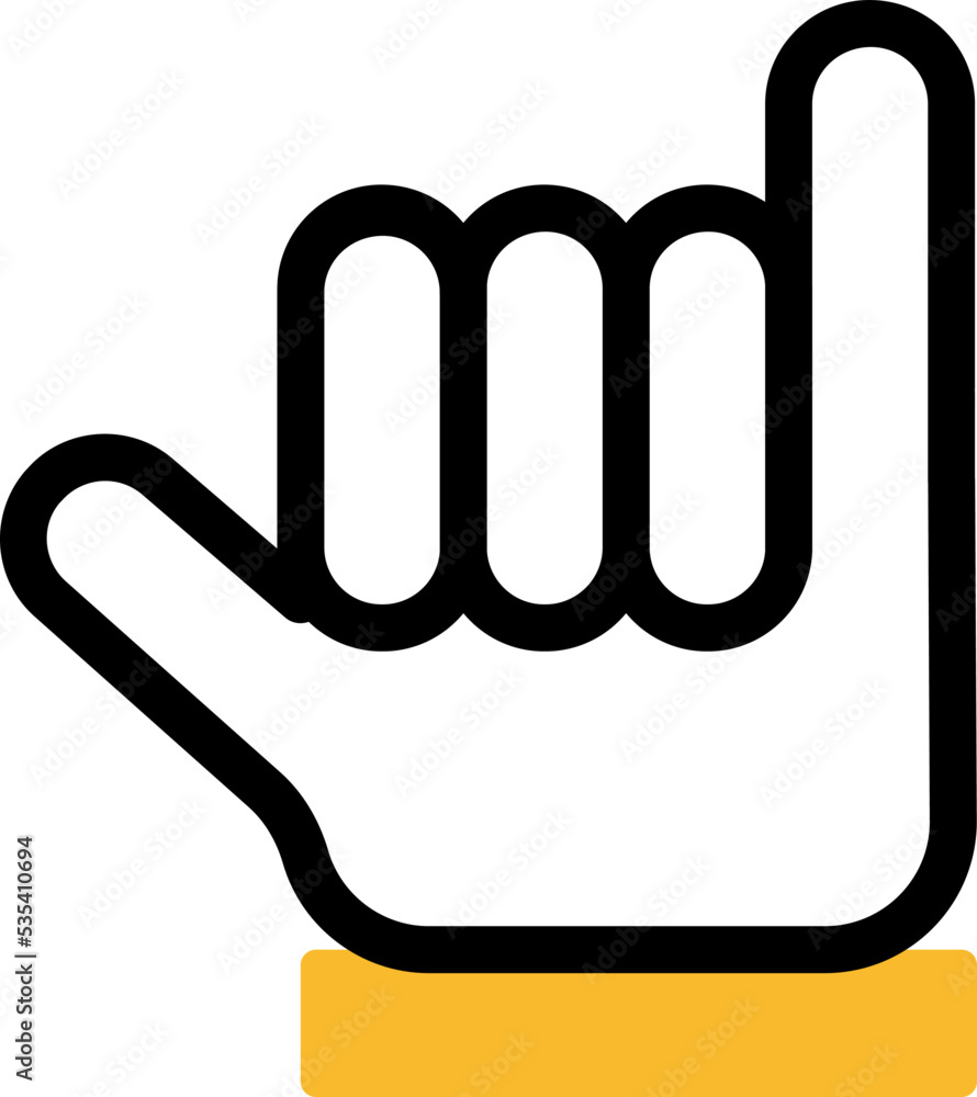 Hands greeting gesture, illustration, vector on a white background. Hands greeting gesture, illustration, vector on a white background.