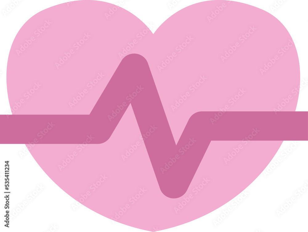Medicine heart monitoring, illustration, vector on a white background. Medicine heart monitoring, illustration, vector on a white background.