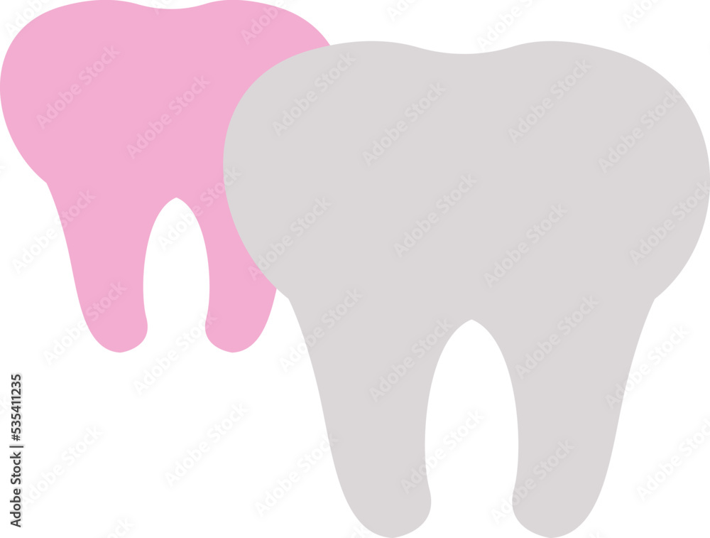Tooth exam, illustration, vector on a white background. Tooth exam, illustration, vector on a white background.