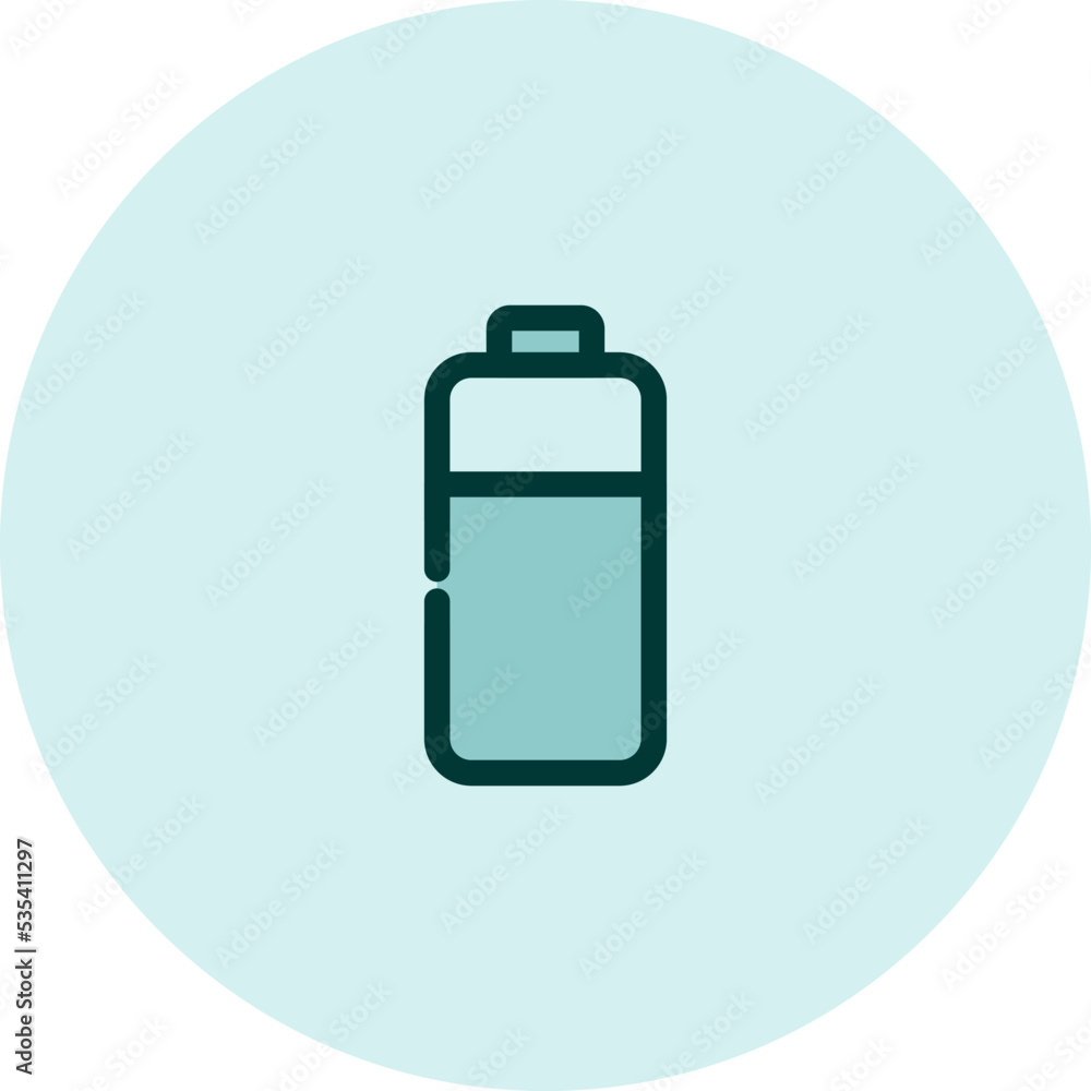 Mobile battery, illustration, vector on a white background. Mobile battery, illustration, vector on a white background.
