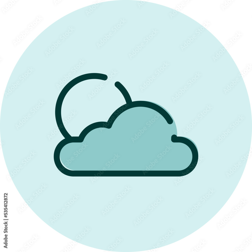 Sunny forecast, illustration, vector on a white background. Sunny forecast, illustration, vector on a white background.