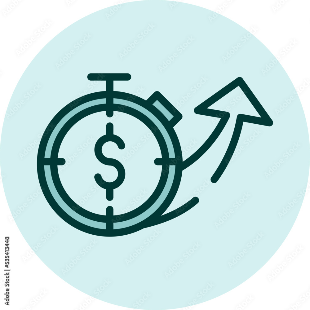 Business market time, illustration, vector on a white background. Business market time, illustration, vector on a white background.
