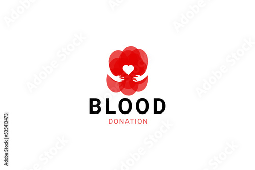 Blood Donor Logo Design Template