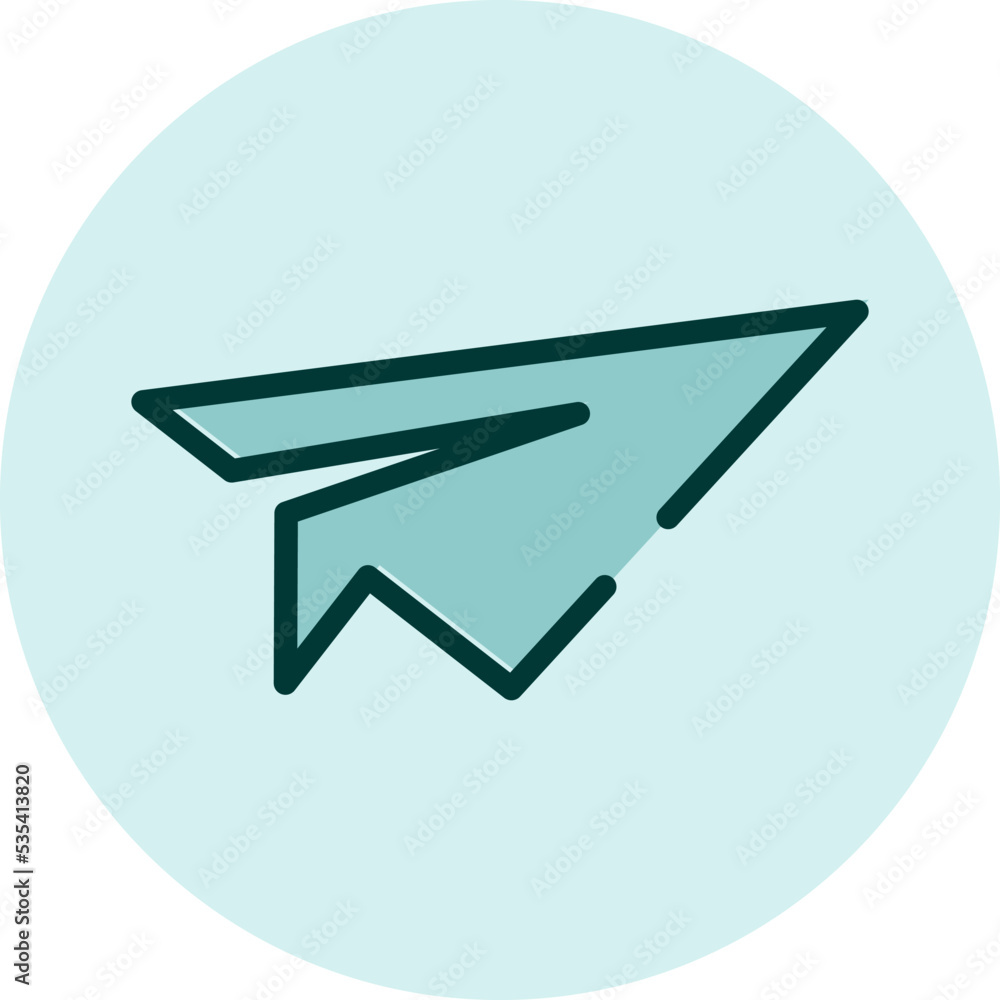 Contacts telegram, illustration, vector on a white background.