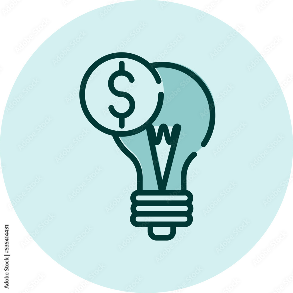 Financial idea, illustration, vector on a white background. Financial idea, illustration, vector on a white background.