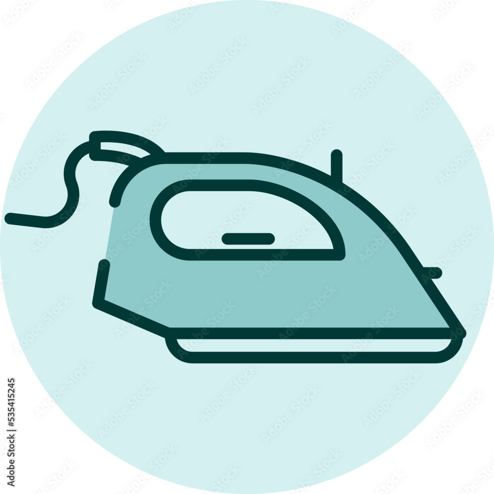 Household electronics clothing iron, illustration, vector on a white background. Household electronics clothing iron, illustration, vector on a white background.