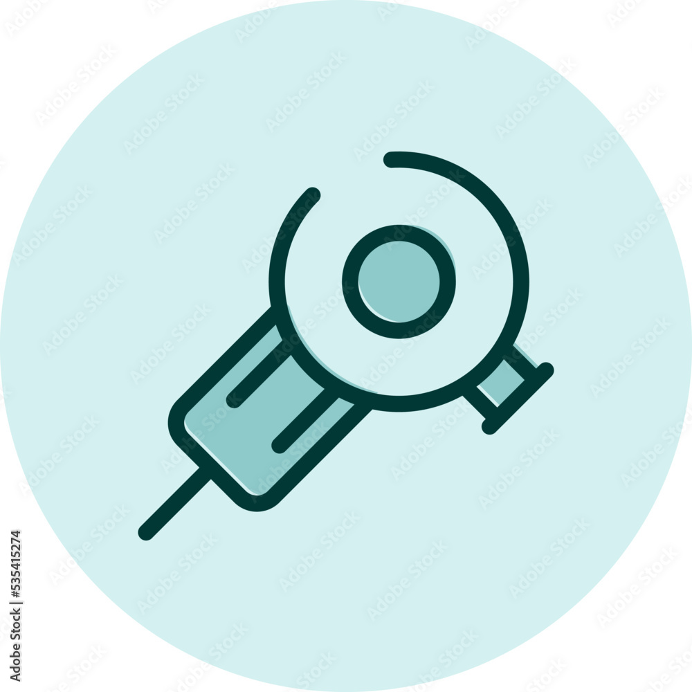 Cutter tool, illustration, vector on a white background. Cutter tool, illustration, vector on a white background.