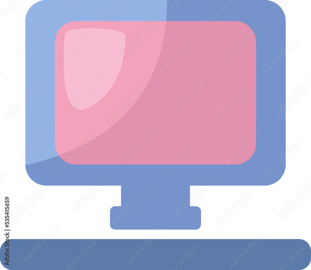 Fototapeta premium Logistics computer, illustration, vector on a white background.