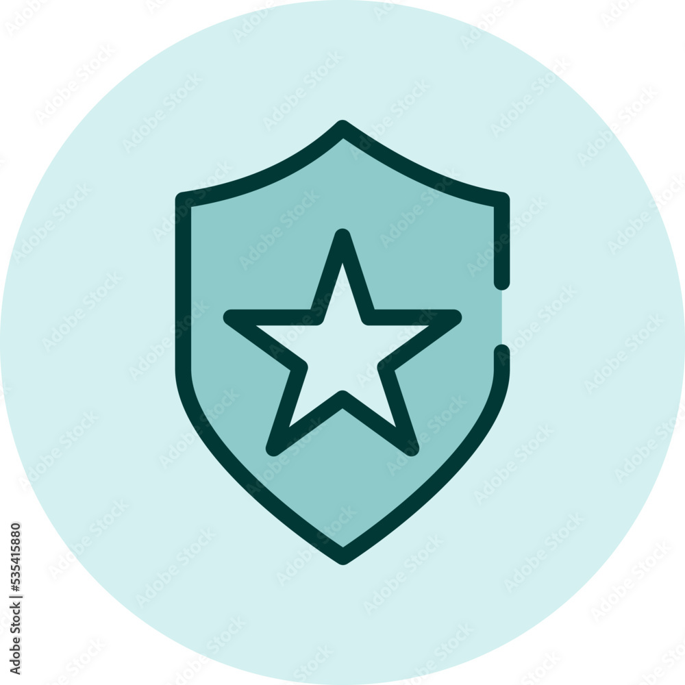 Security office, illustration, vector on a white background. Security office, illustration, vector on a white background.
