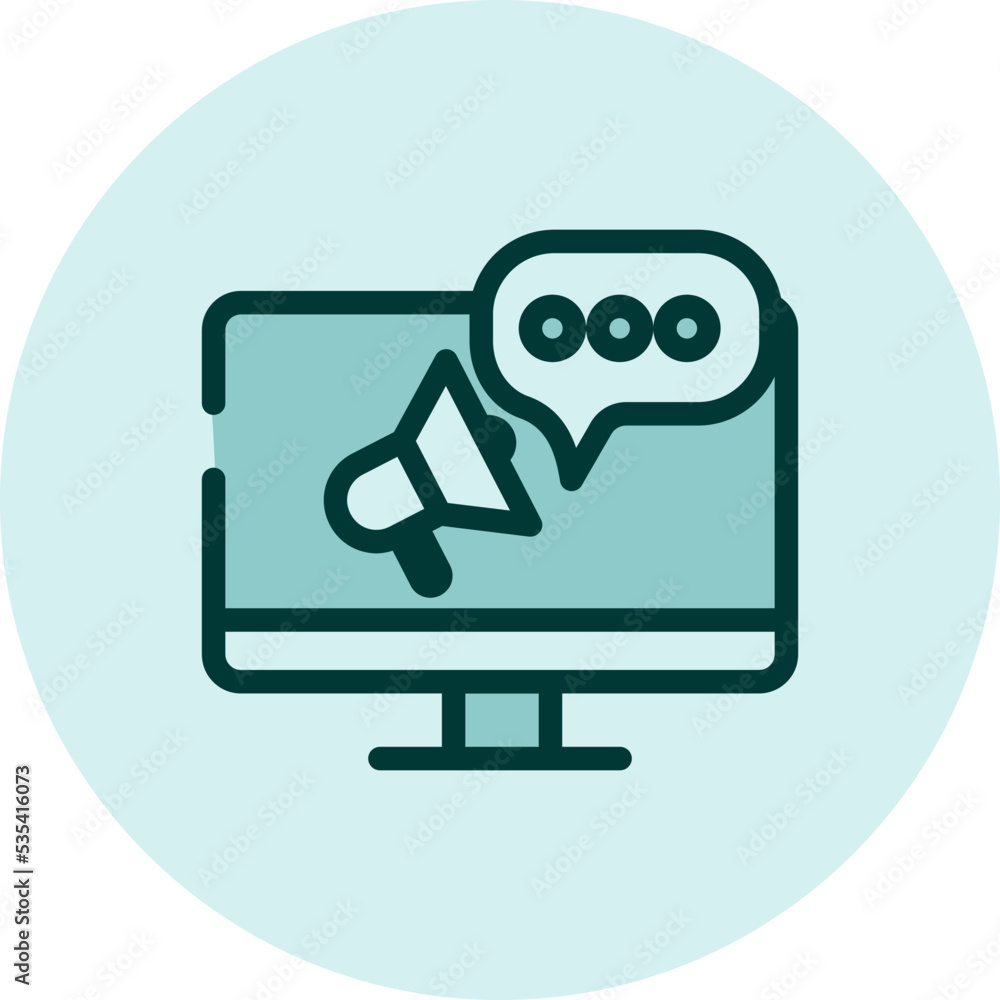 Web marketing, illustration, vector on a white background.