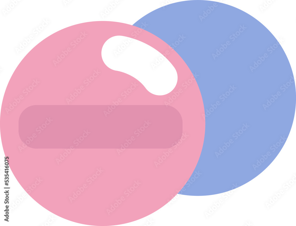 Medicine pill, illustration, vector on a white background. Medicine pill, illustration, vector on a white background.