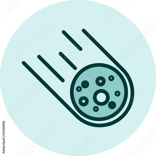 Astrophysics science, illustration, vector on a white background.