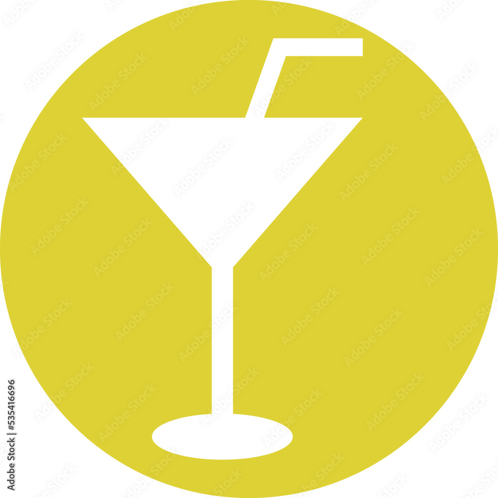 Summer coctail, illustration, vector on a white background. Summer coctail, illustration, vector on a white background.