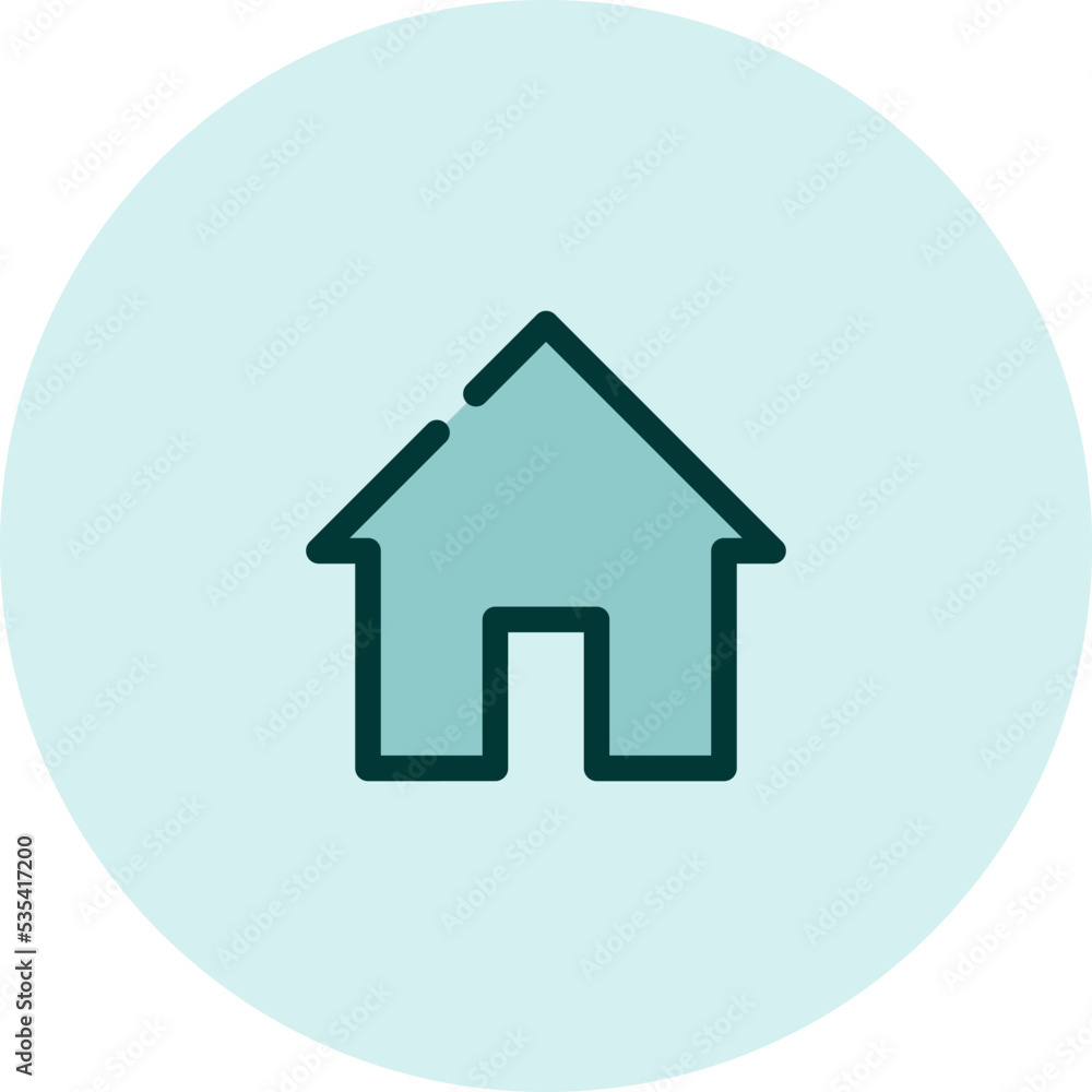 Home icon, illustration, vector on a white background. Home icon, illustration, vector on a white background.