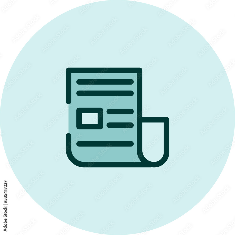 News icon, illustration, vector on a white background.