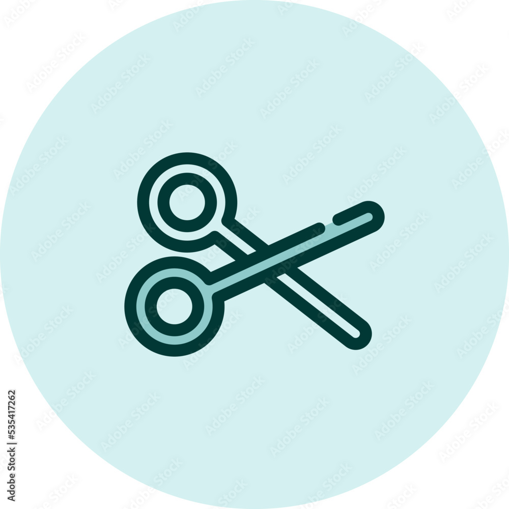 Cut icon, illustration, vector on a white background. Cut icon, illustration, vector on a white background.