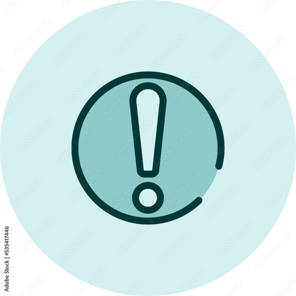 Error icon, illustration, vector on a white background.