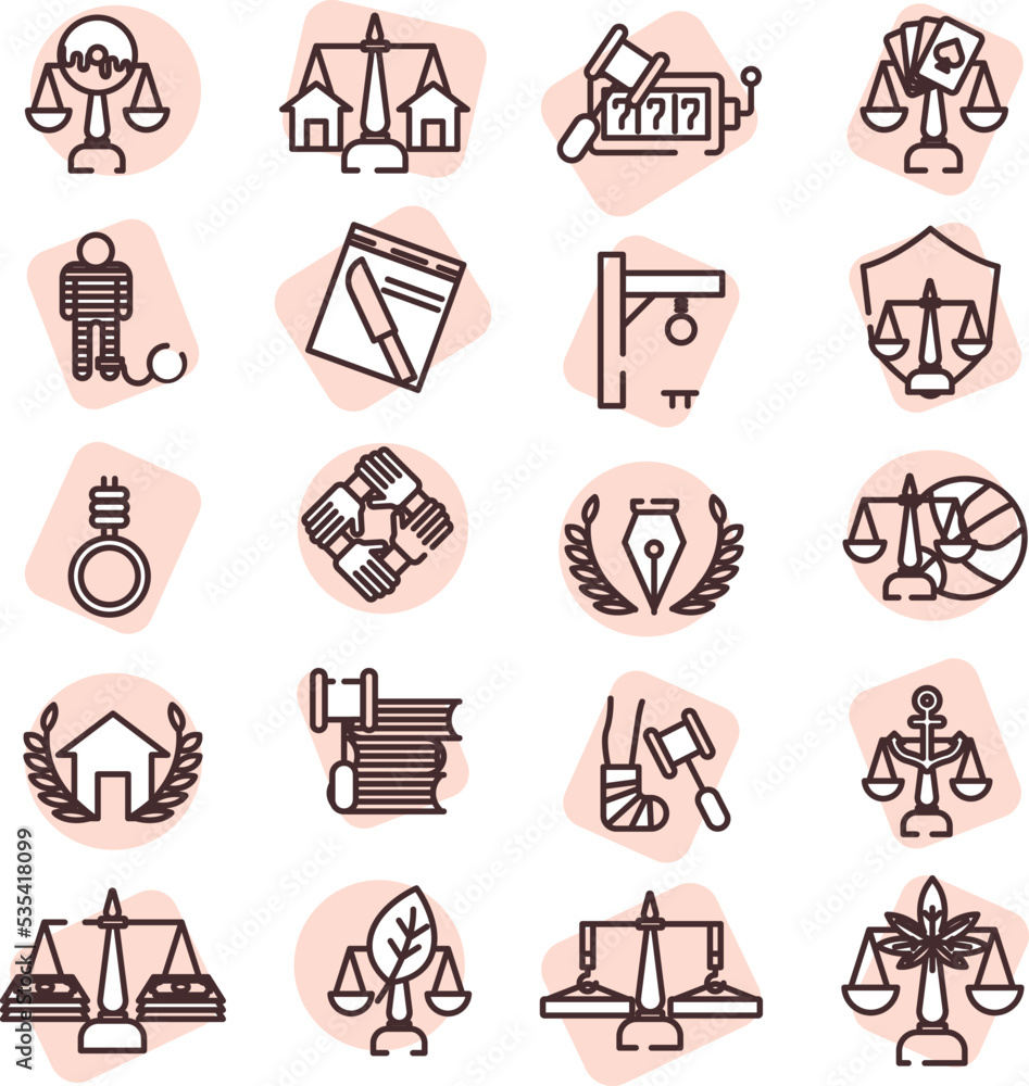Country laws, illustration, vector on a white background. Country laws, illustration, vector on a white background.