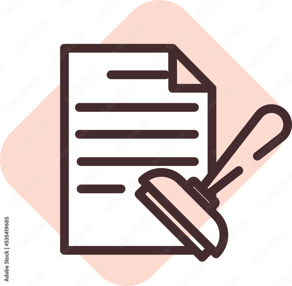 Law stamp, illustration, vector on a white background. Law stamp, illustration, vector on a white background.