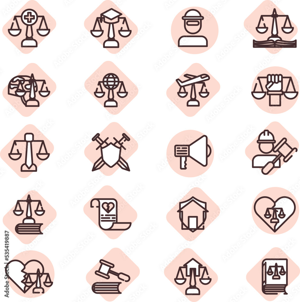 Safe laws, illustration, vector on a white background.