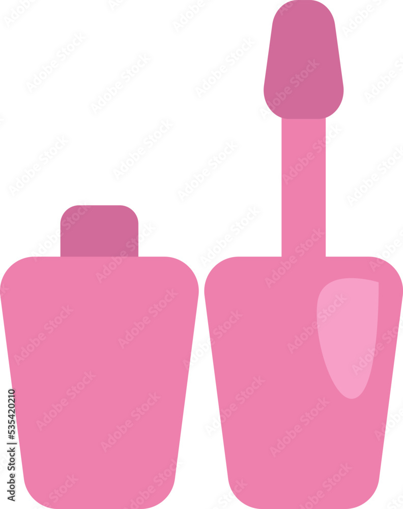 Make up lip gloss, illustration, vector on a white background. Make up lip gloss, illustration, vector on a white background.