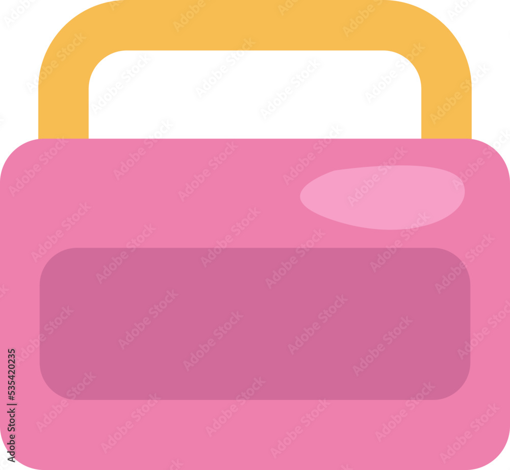 Make up handbag, illustration, vector on a white background. Make up handbag, illustration, vector on a white background.