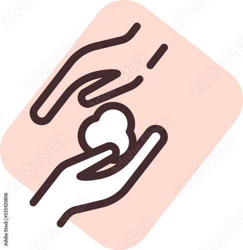 Clay sculpting, illustration, vector on a white background.
