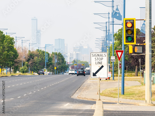 traffic on the street in edmonton