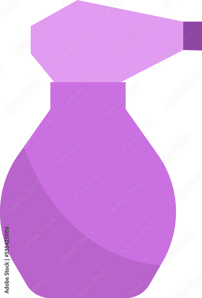 Covid spray, illustration, vector on white background. Covid spray, illustration, vector on white background.