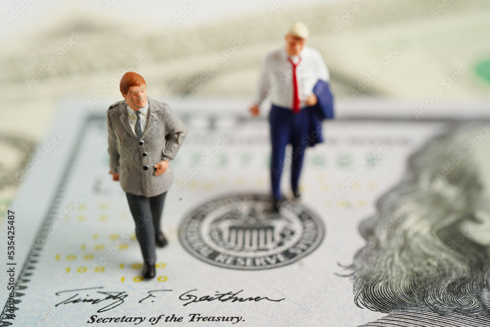Bangkok, Thailand, September 1, 2022 FED The Federal Reserve System with business people, the central banking system of the United States of America. Bangkok, Thailand, September 1, 2022 FED The Federal Reserve System with business people, the central banking system of the United States of America.