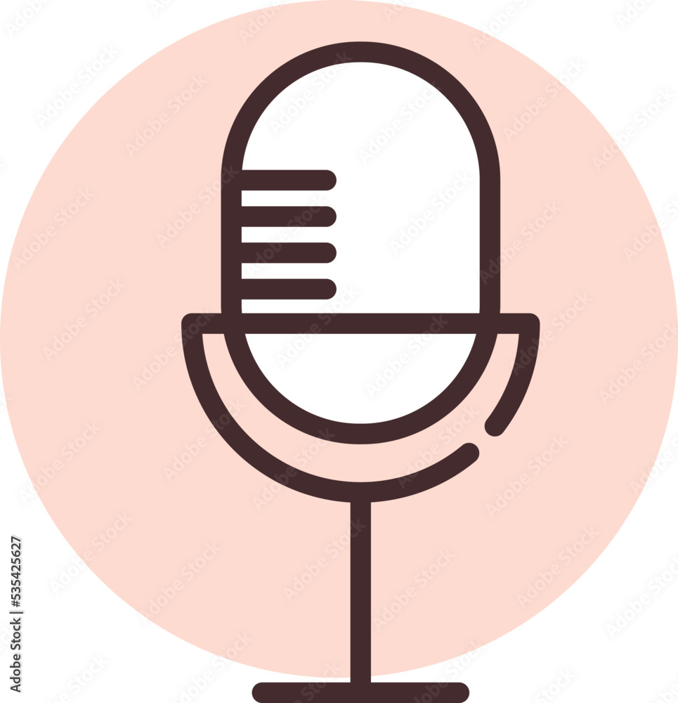 Hobbies singing, illustration, vector on white background. Hobbies singing, illustration, vector on white background.